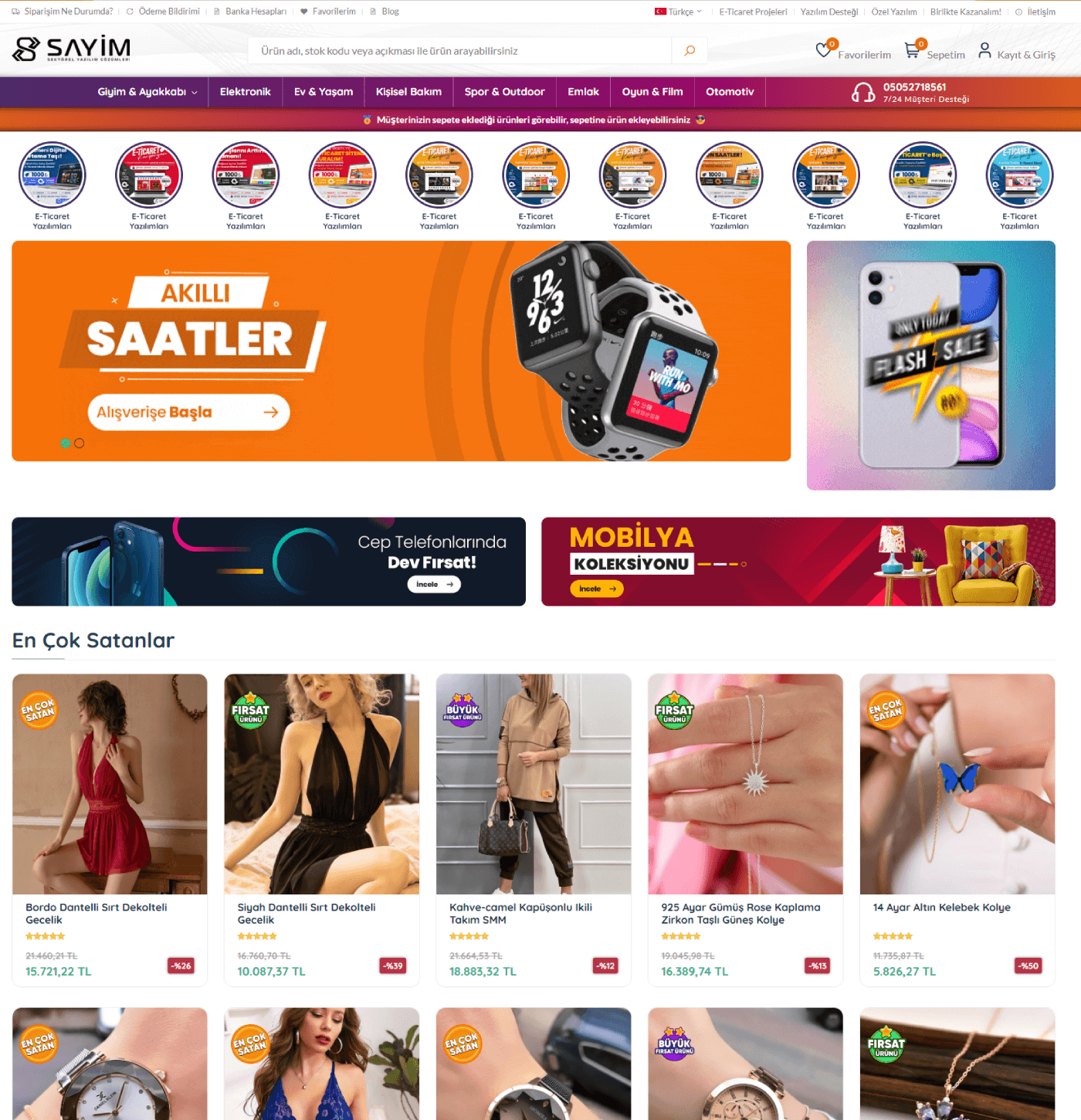Çok Dilli Gelişmiş E-Ticaret B2B, XML, Çoklu Varyant, Kur