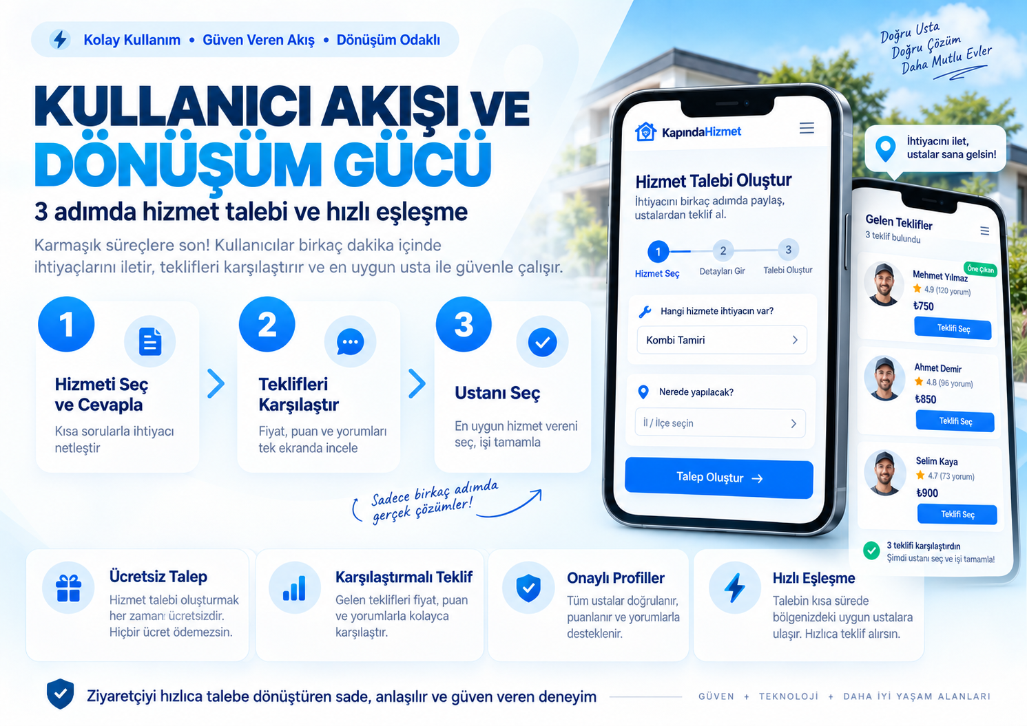 Usta Bulma & Teklif Karşılaştırma Platformu