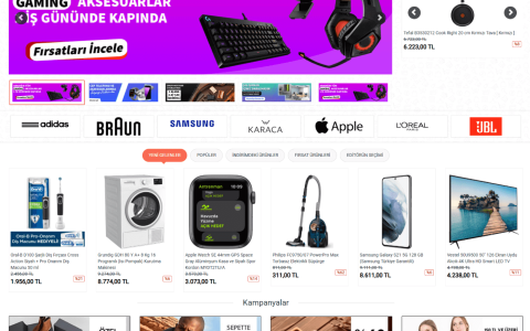 Hazır Tasarımlar – Modern B2B / B2C E-Ticaret Teması